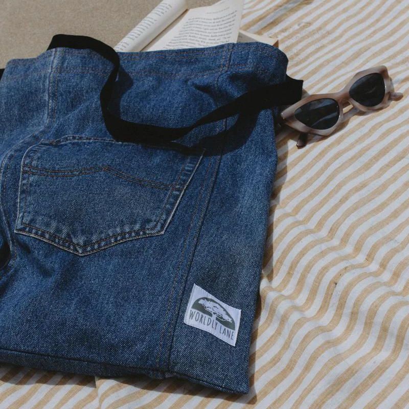 Denim Tote Bags Are Making a Strong Comeback